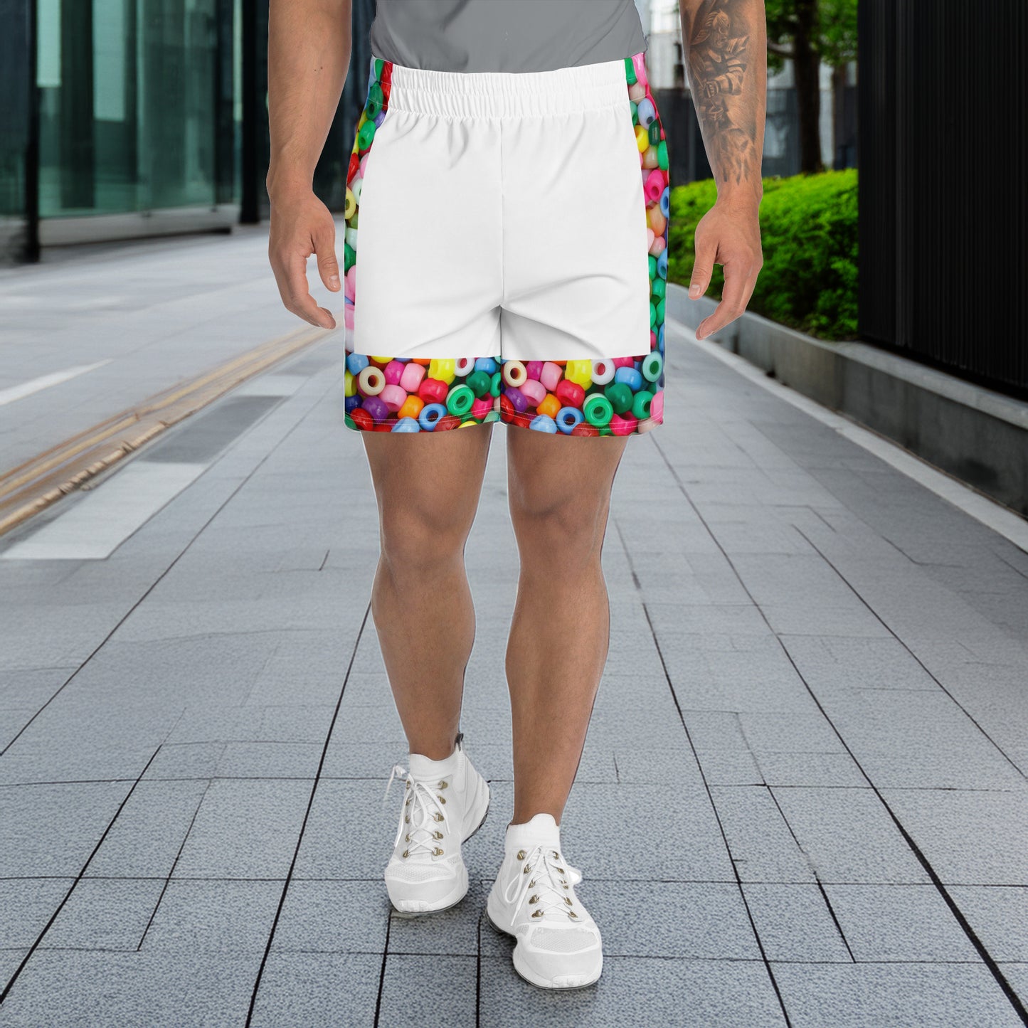 Spread PLUR Unisex Athletic Long Shorts
