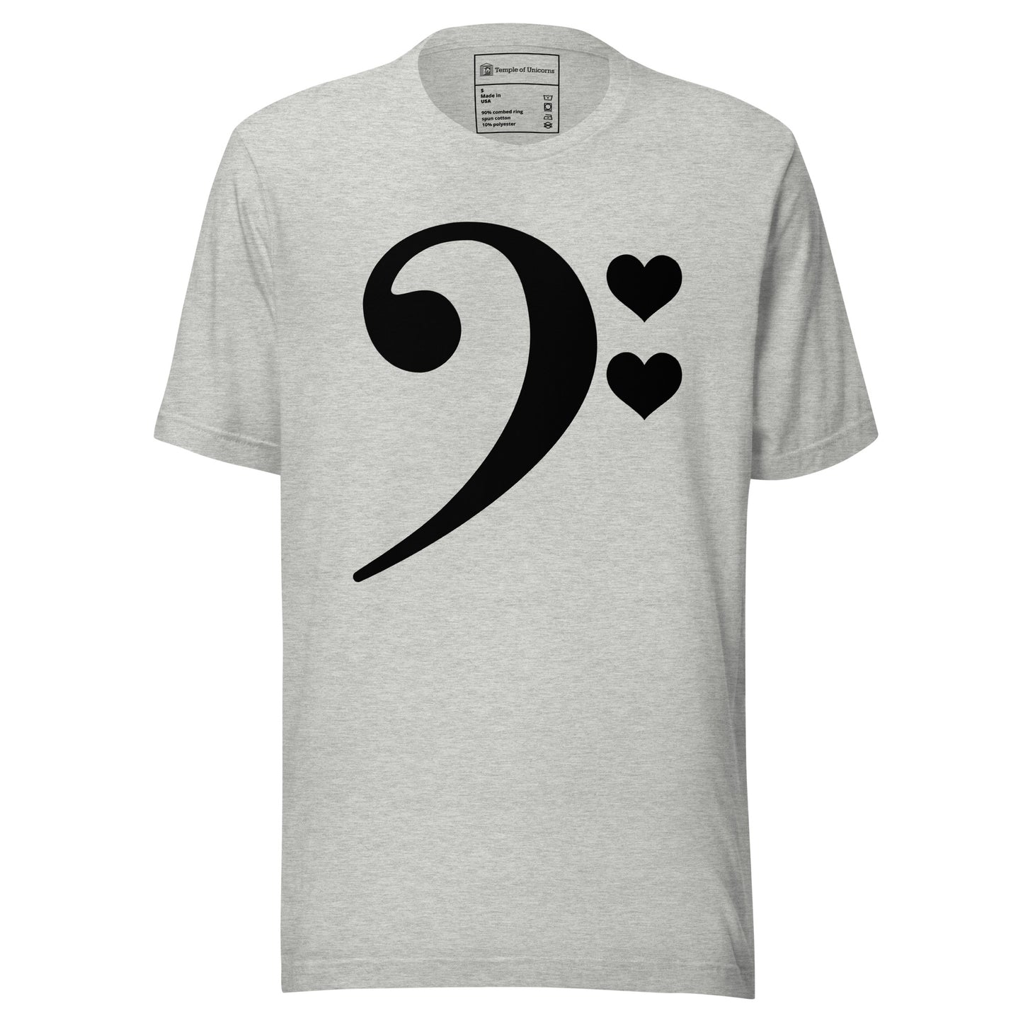 For The Love of Bass Unisex Tee, athletic-heather