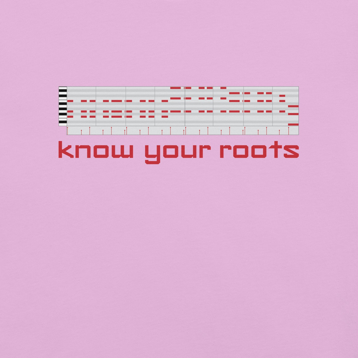 Know Your Roots MIDI Classic Tee, lilac