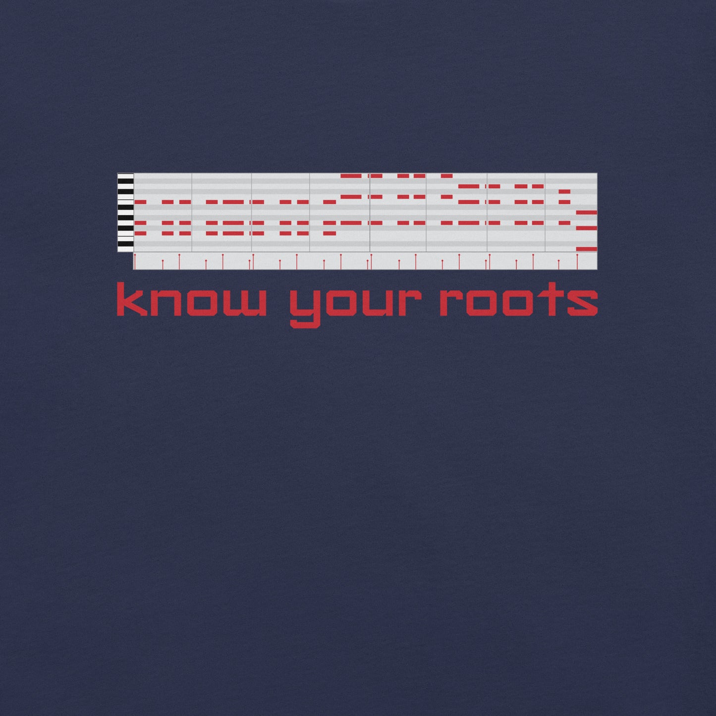 Know Your Roots MIDI Classic Tee, navy