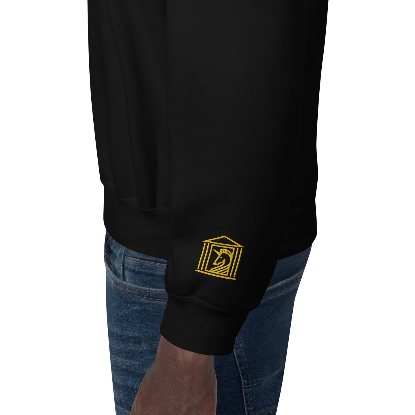 Limited Edition Wub Wub Wub Midnight Unisex Sweatshirt, sleeve detail