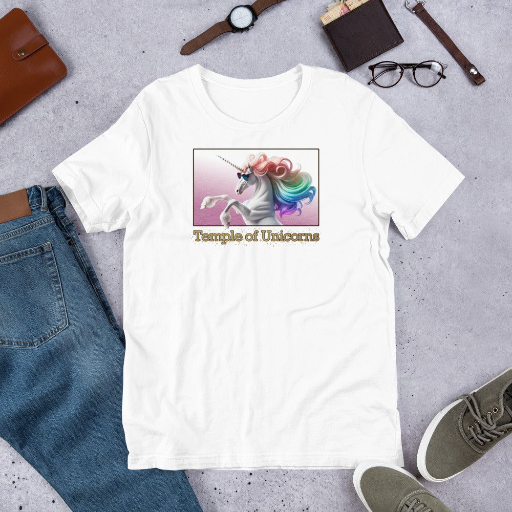 Magic Unicorn Men's tee, white