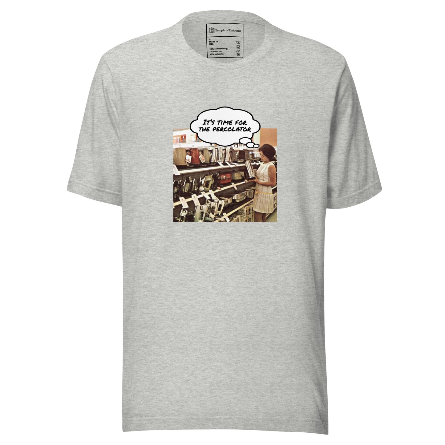 Percolator Classic Tee, athletic heather