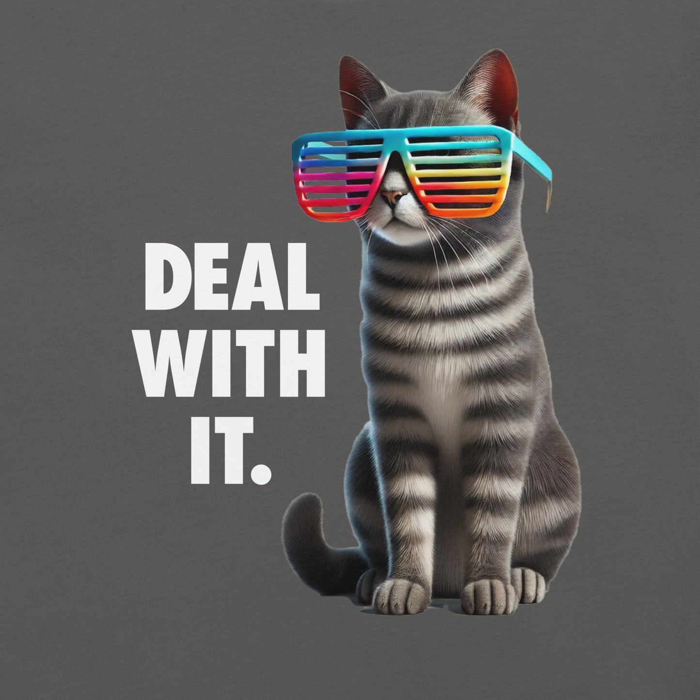 Deal With It Cat Unisex Tee