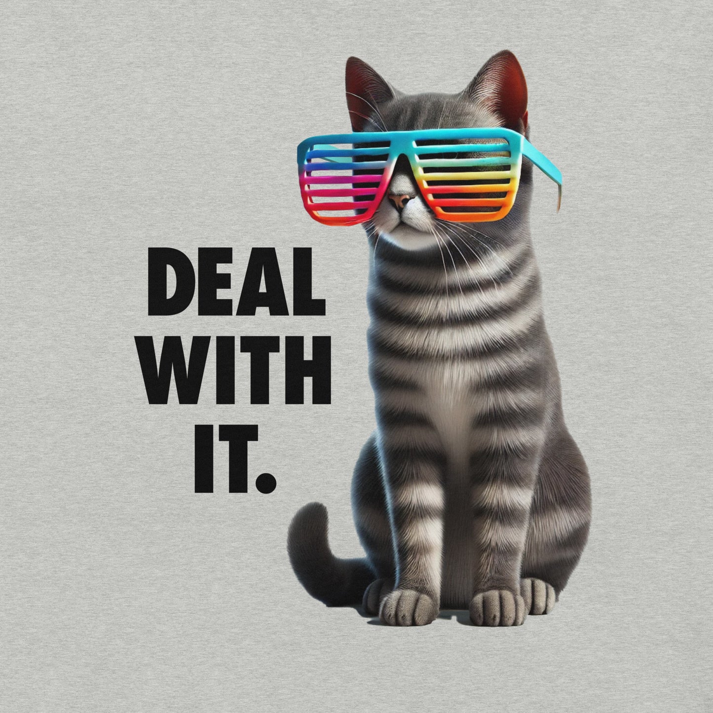 Deal With It Cat Unisex Tee