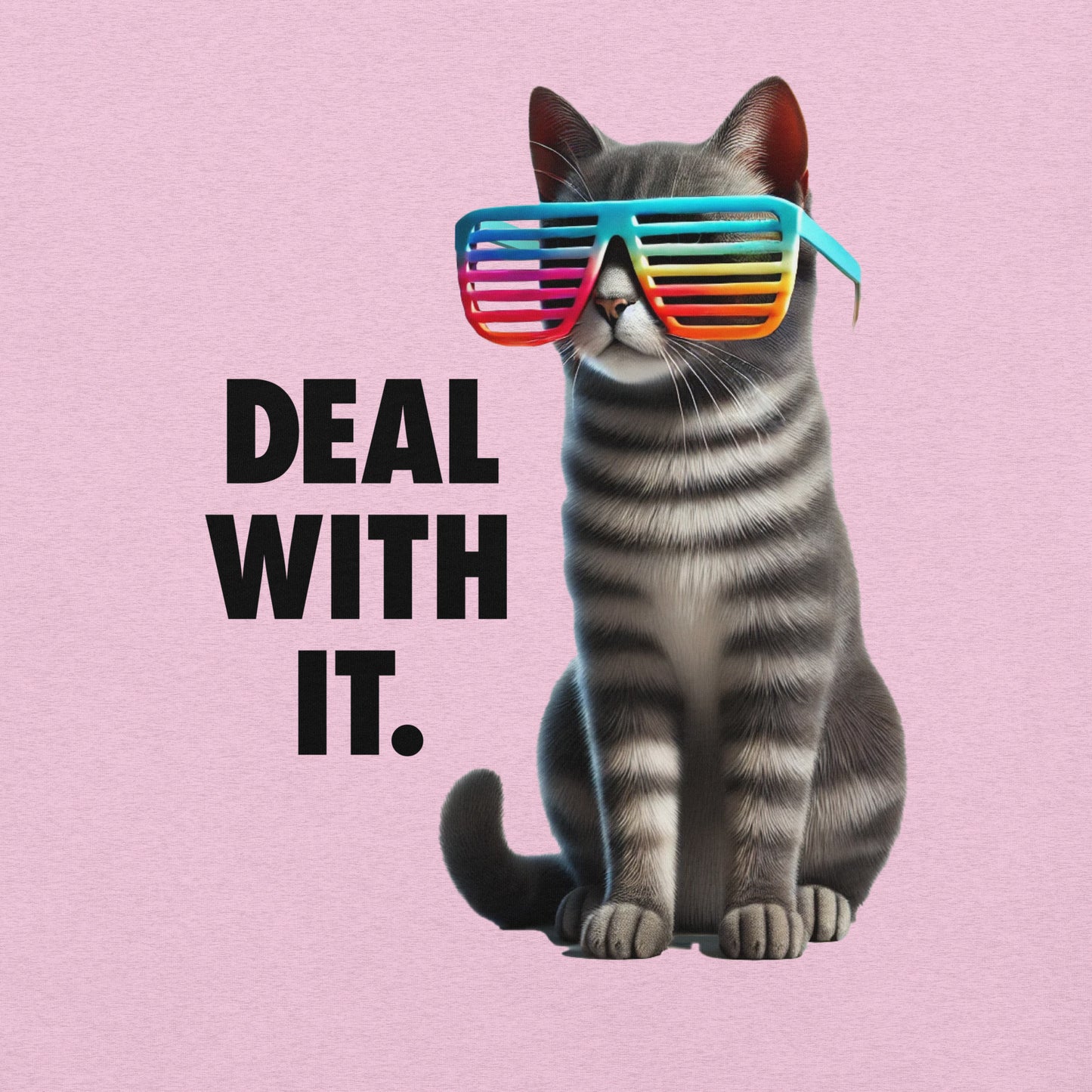 Deal With It Cat Unisex Tee