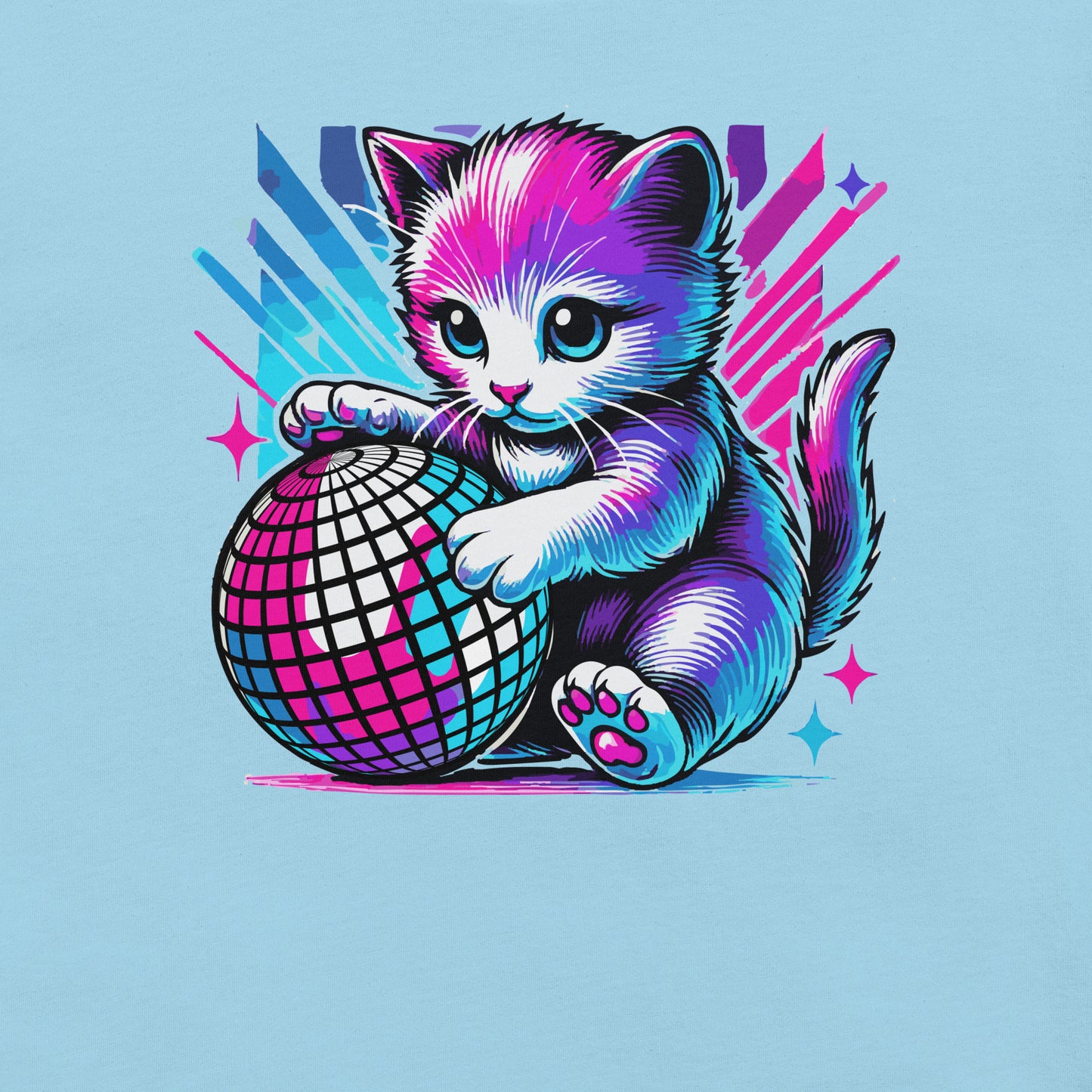 Disco Kitten Unisex Tee