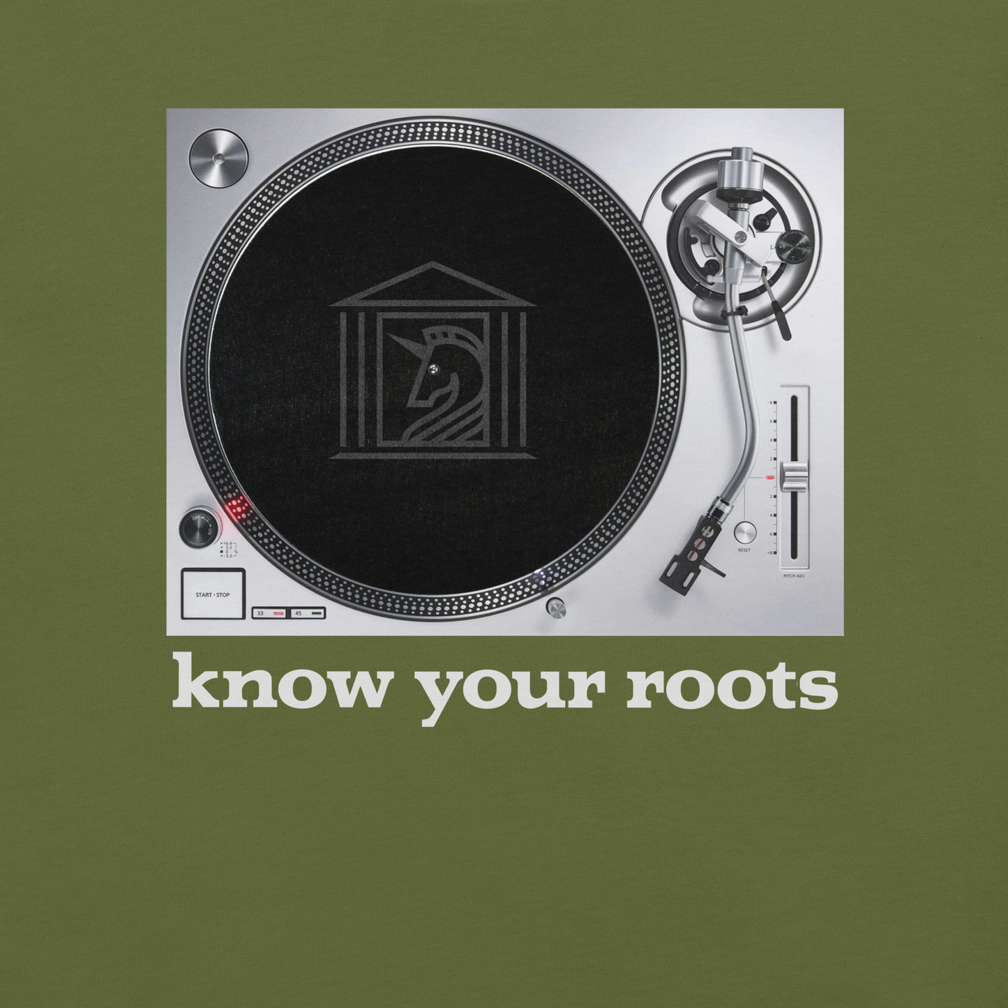 Know Your Roots Turntable Tee