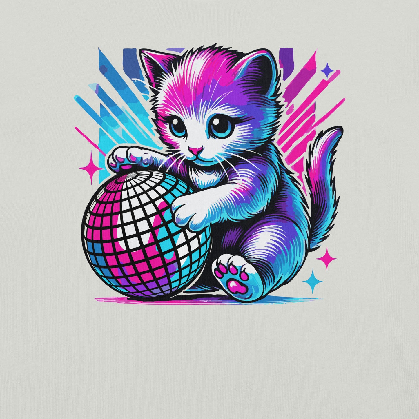 Disco Kitten Unisex Tee
