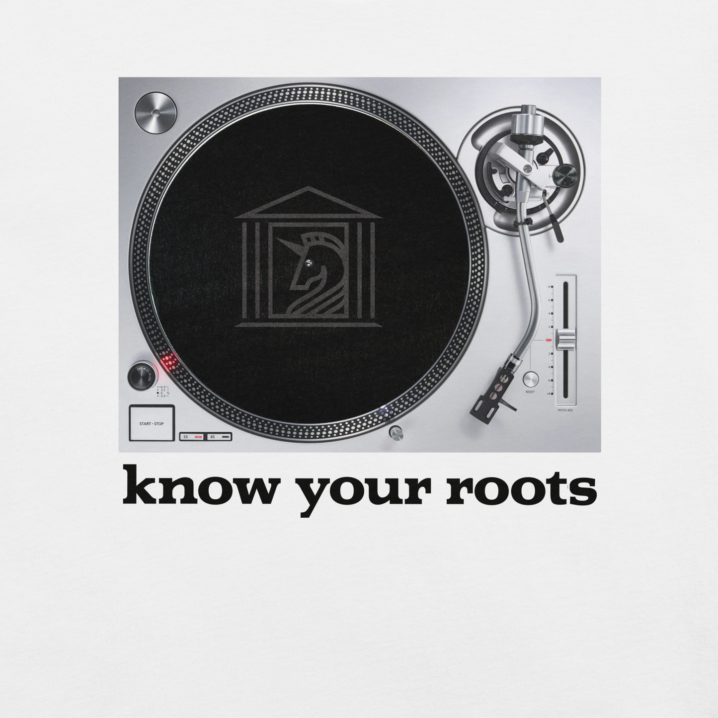 Know Your Roots Turntable Tee