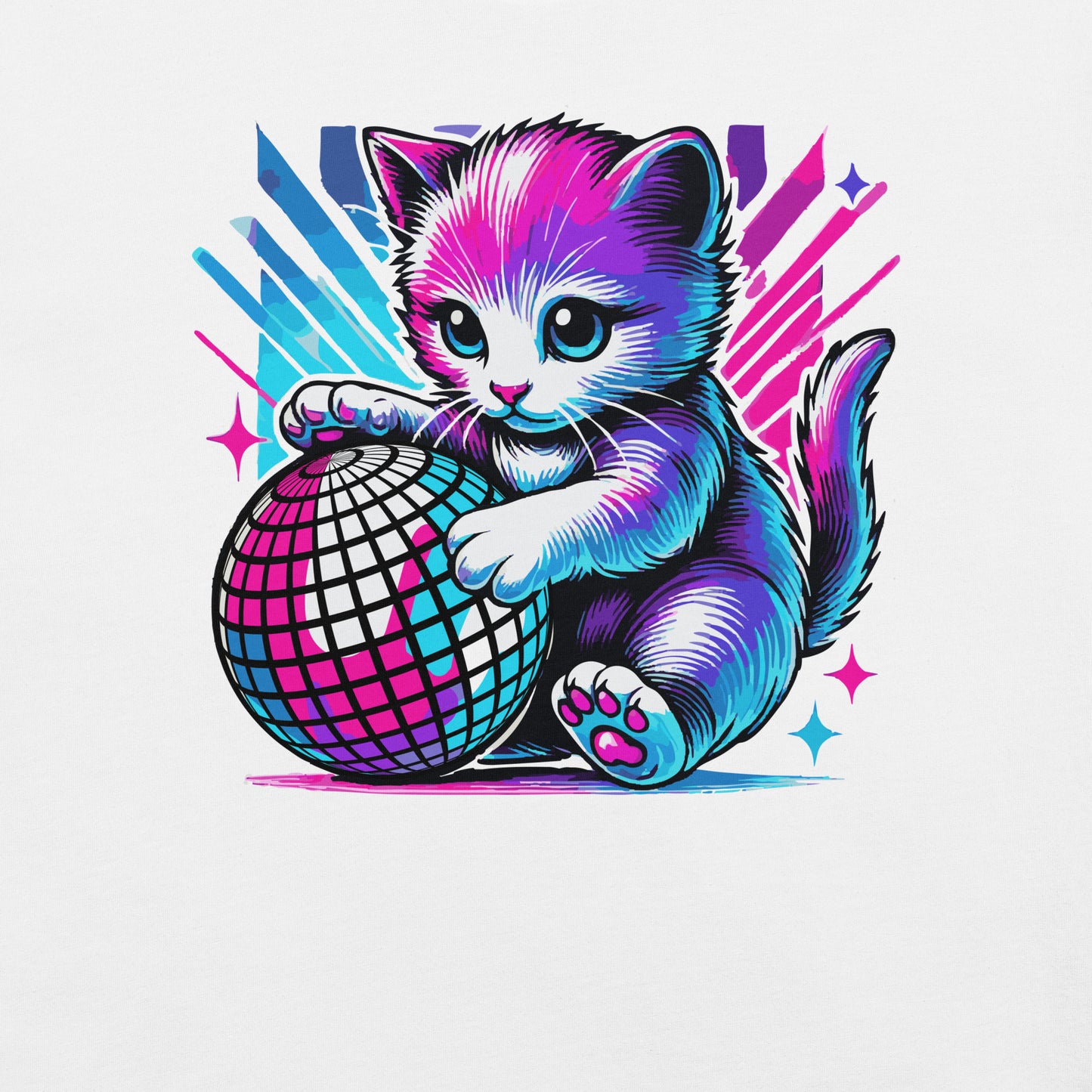 Disco Kitten Unisex Tee