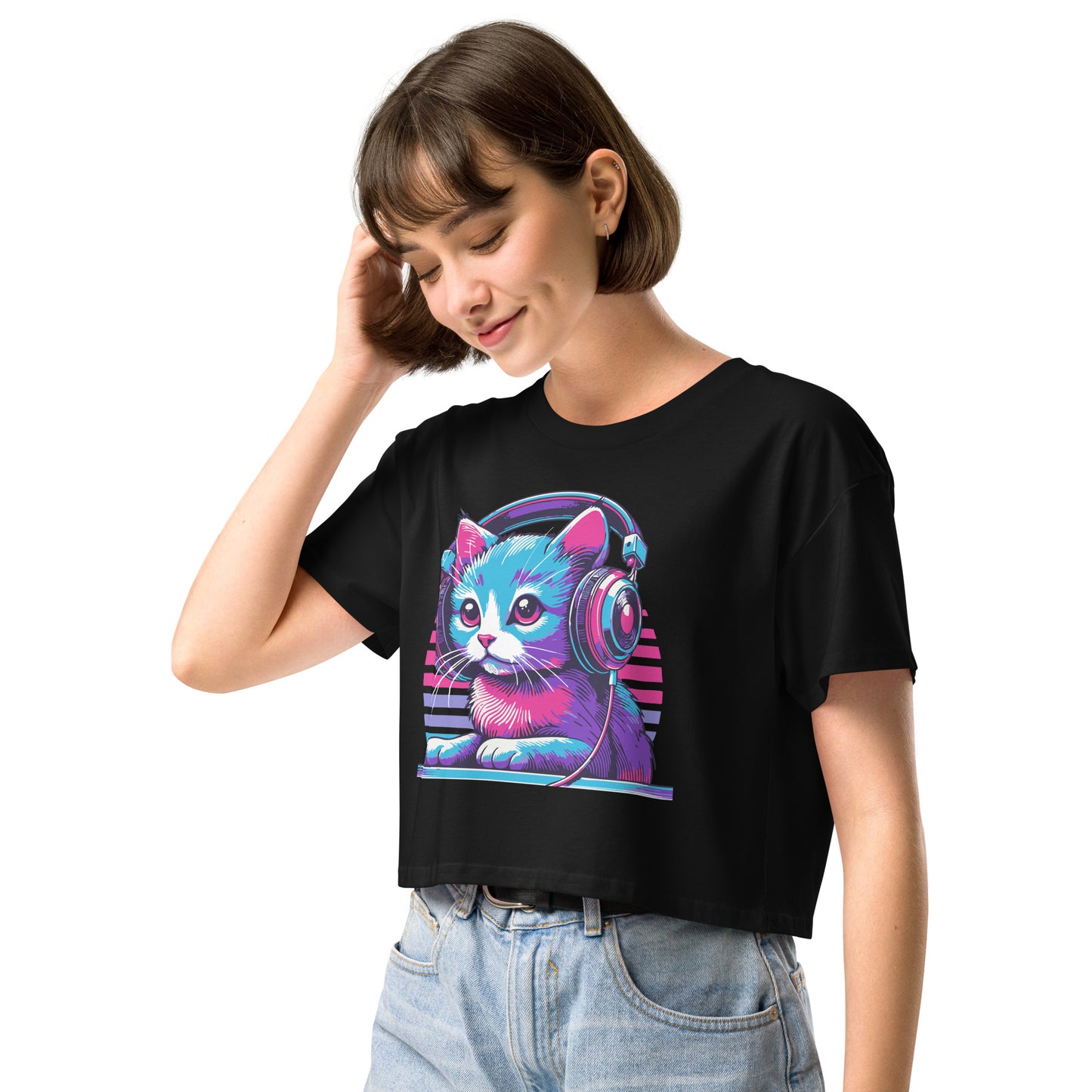 DJ Kitten Relaxed Crop Tee