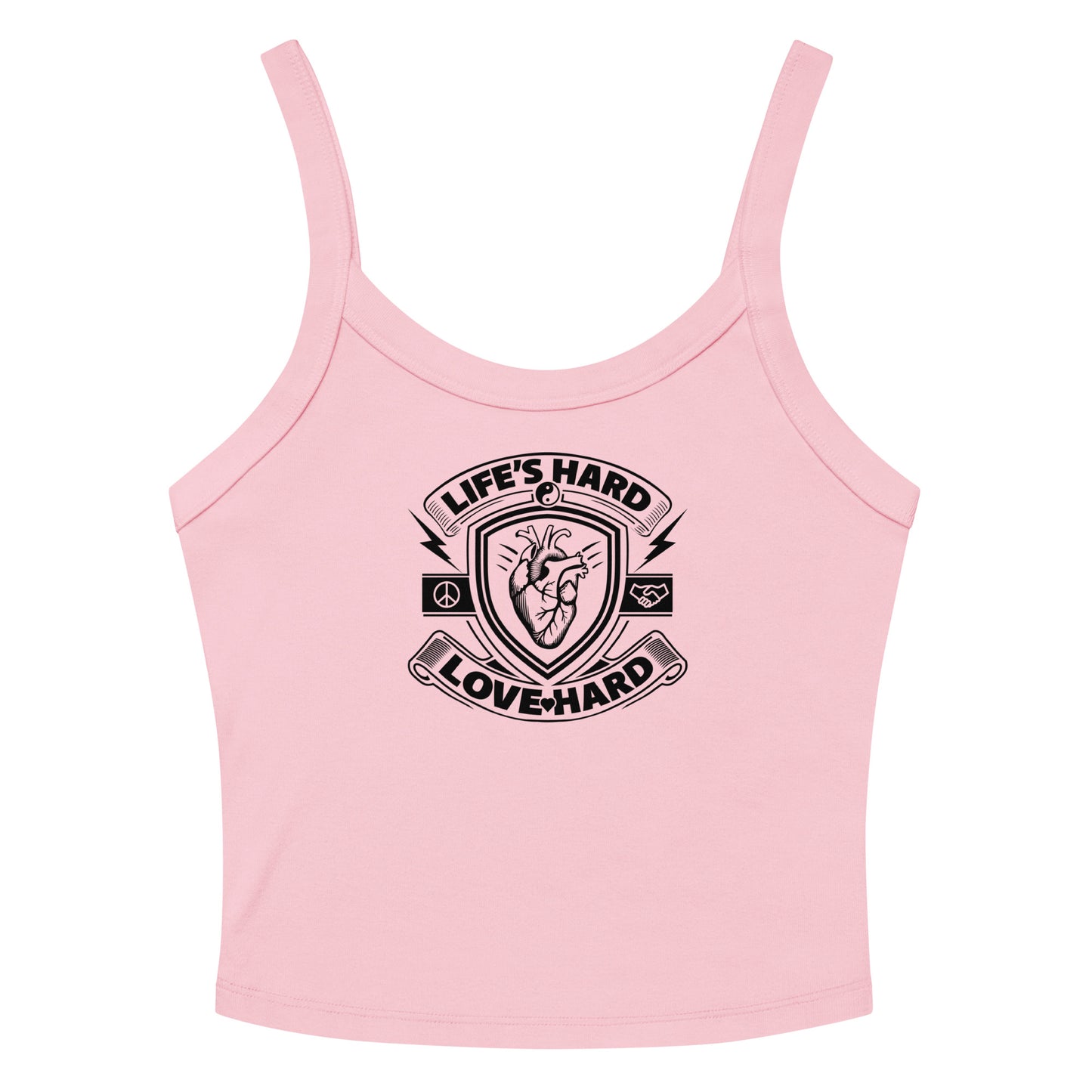 Love Hard Crest Micro-Rib Tank