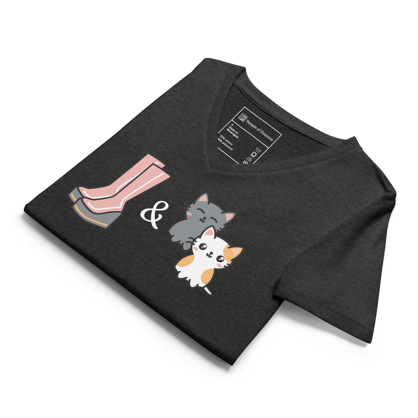 Boots & Cats Relaxed V-Neck Shirt