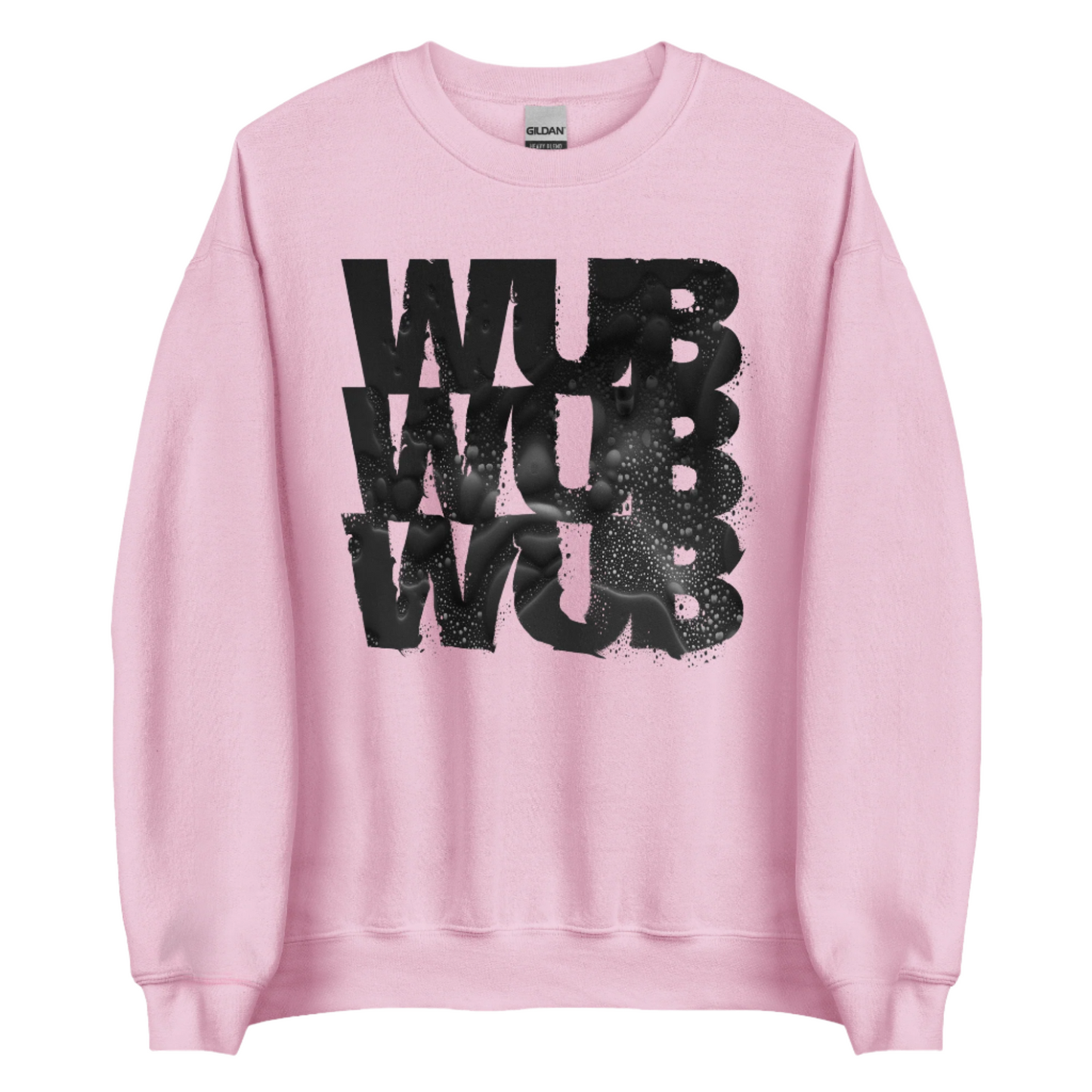 Wub Wub Wub Unisex Sweatshirt, light pink