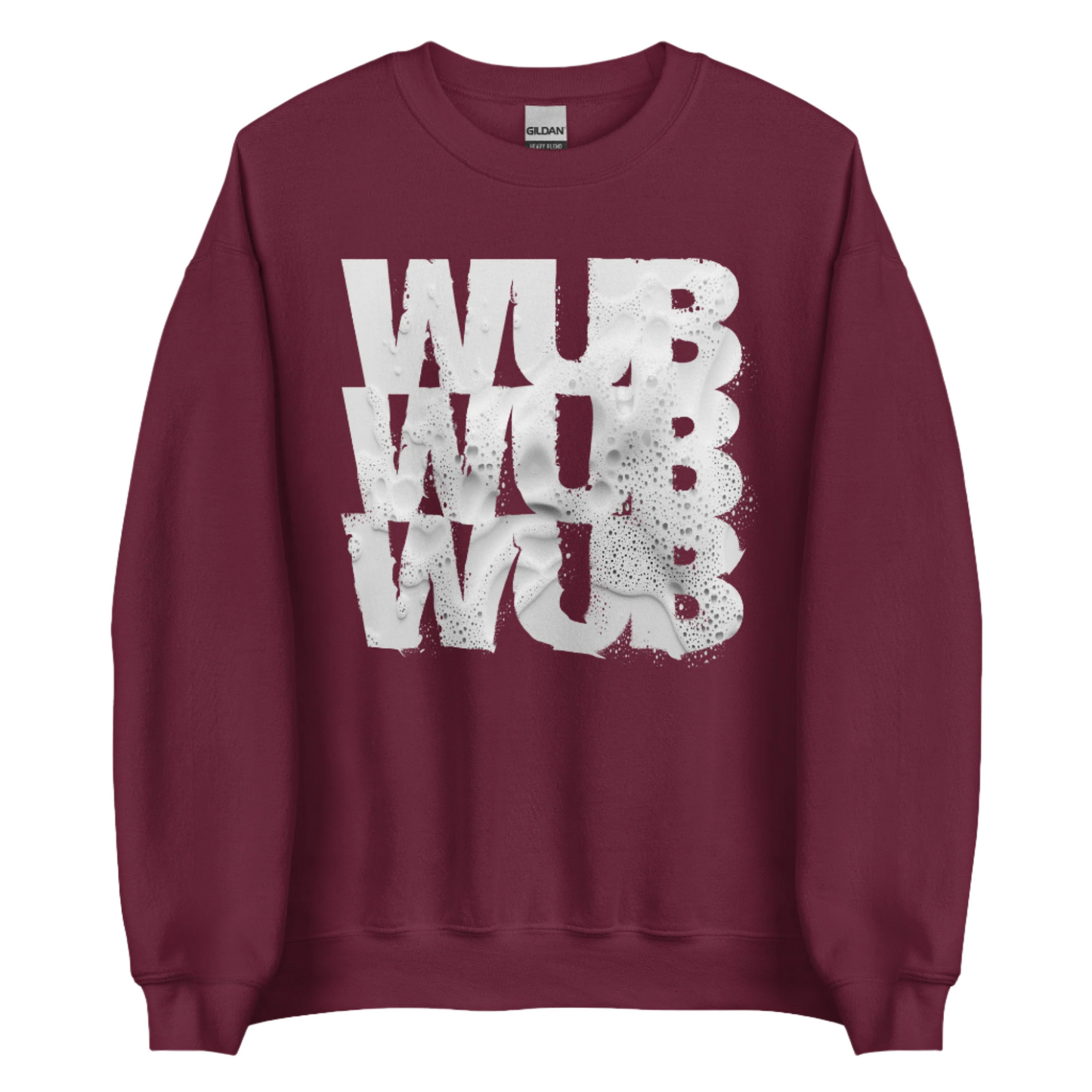 Wub Wub Wub Unisex Sweatshirt, maroon