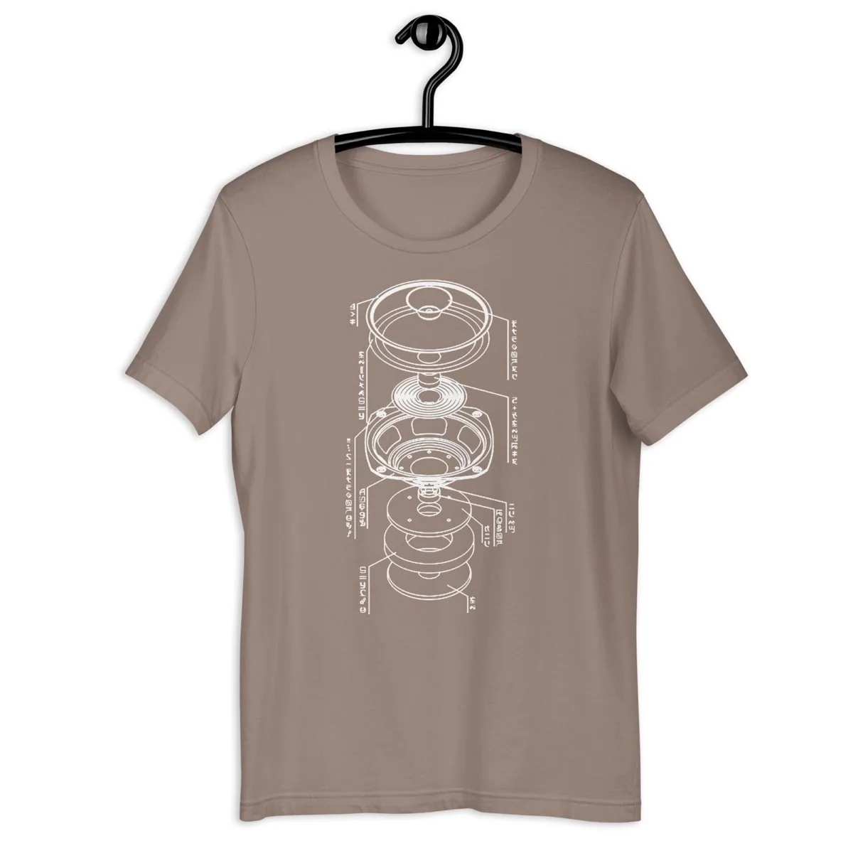 Alien Subwoofer Technology Tee, pebble, front