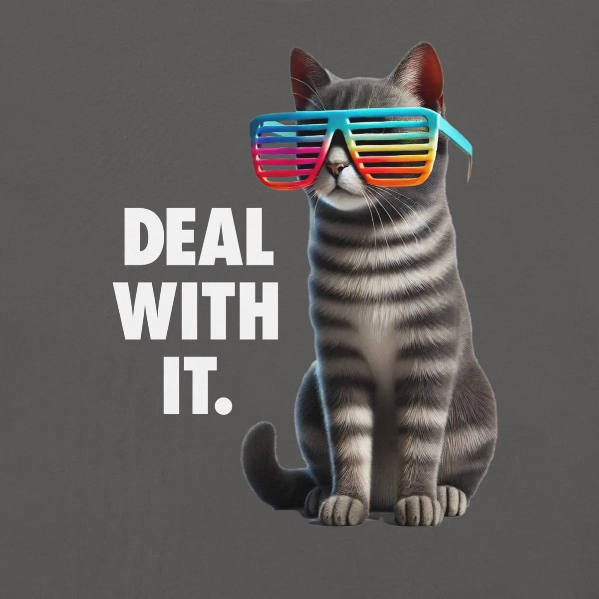 Deal With It Cat Unisex Tee