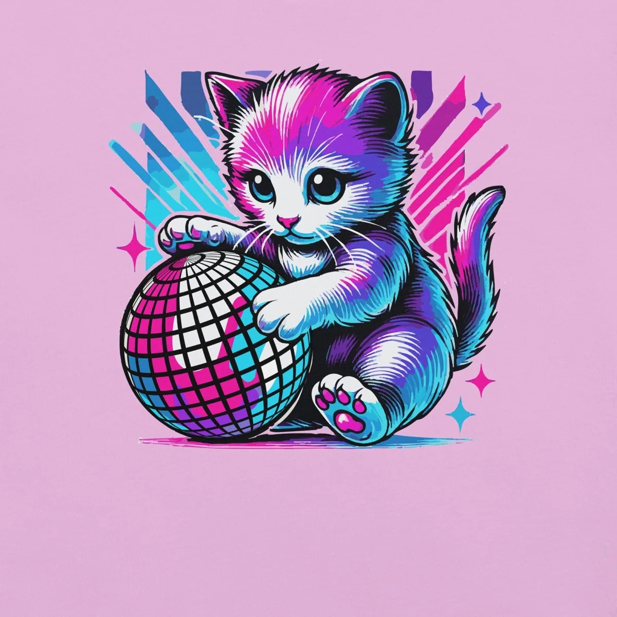 Disco Kitten Unisex Tee
