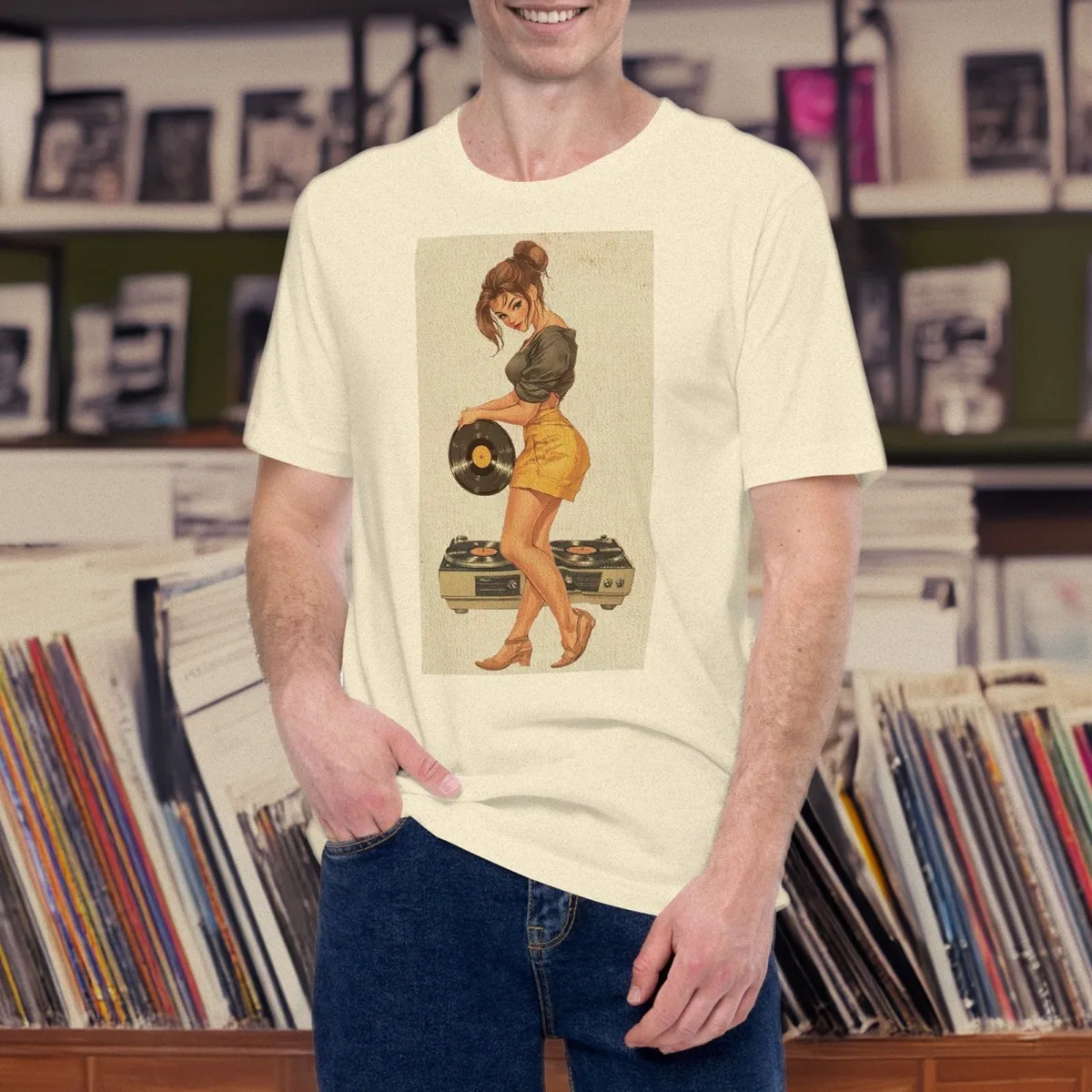 DJ Pinup Unisex Tee