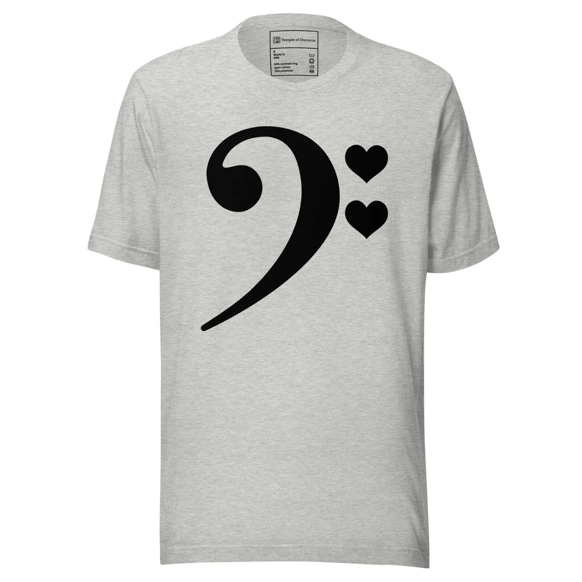 For The Love of Bass Unisex Tee, athletic-heather