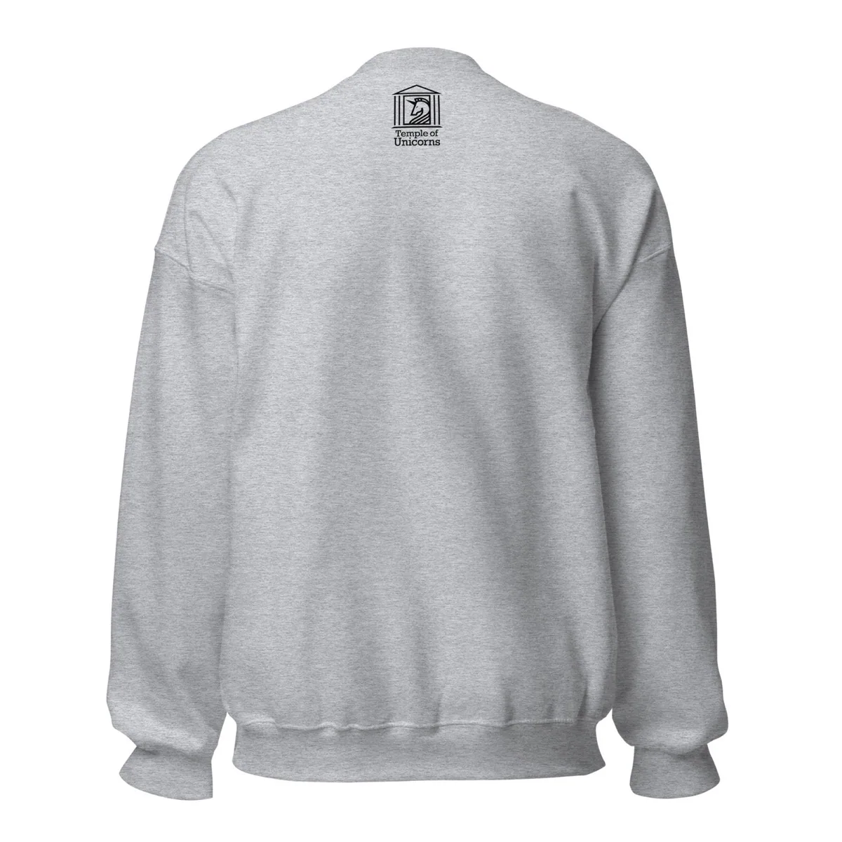 Hard Beats University Unisex Sweatshirt, sport grey, back