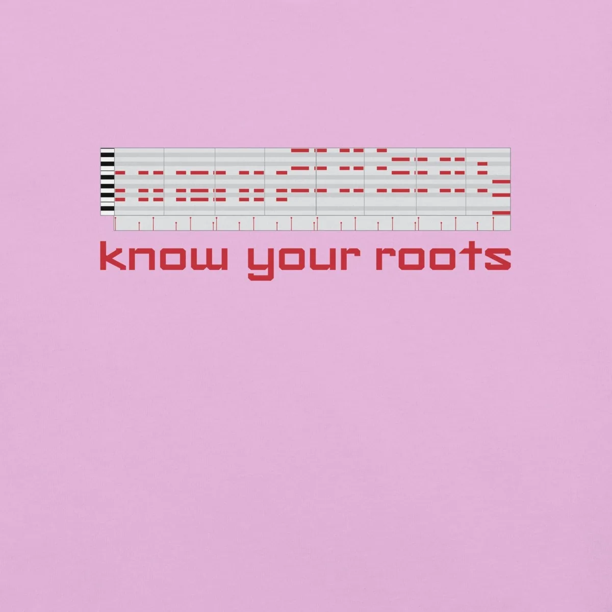 Know Your Roots MIDI Classic Tee, lilac