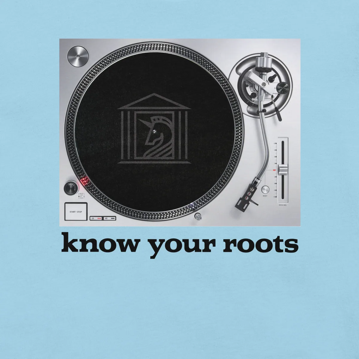Know Your Roots Turntable Tee
