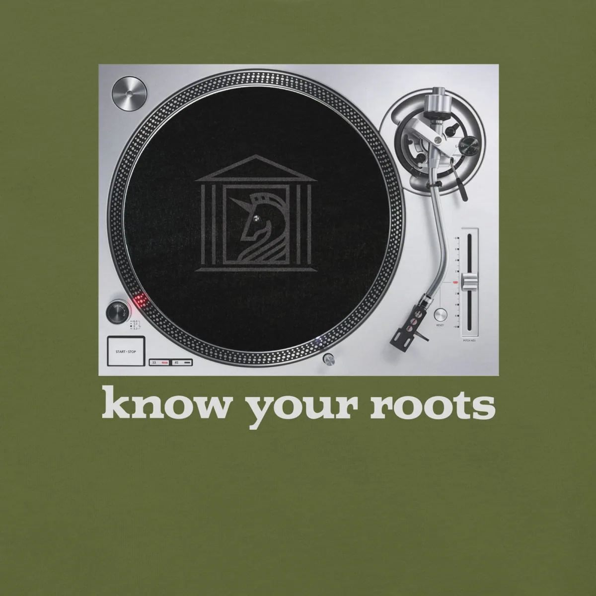 Know Your Roots Turntable Tee