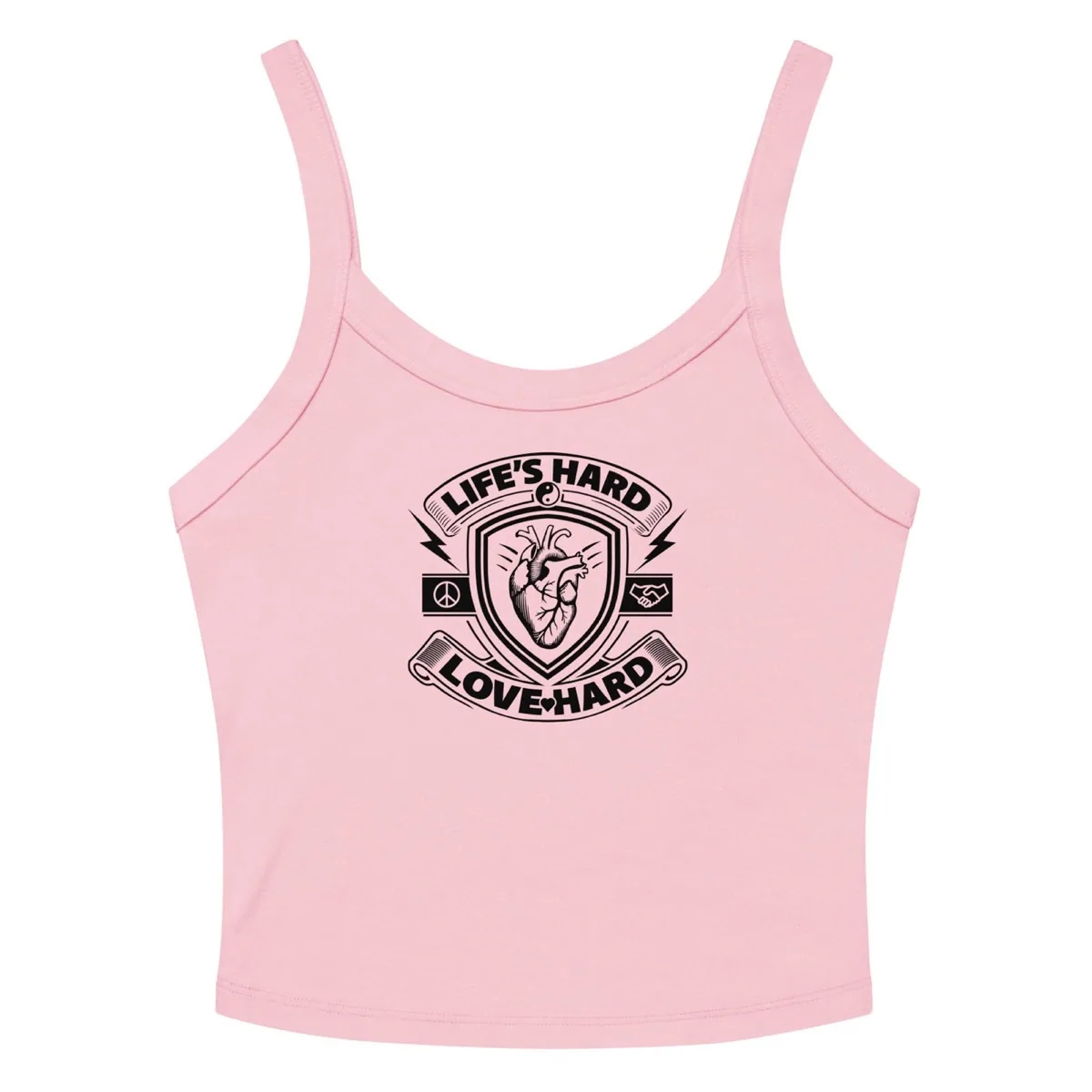 Love Hard Crest Micro-Rib Tank