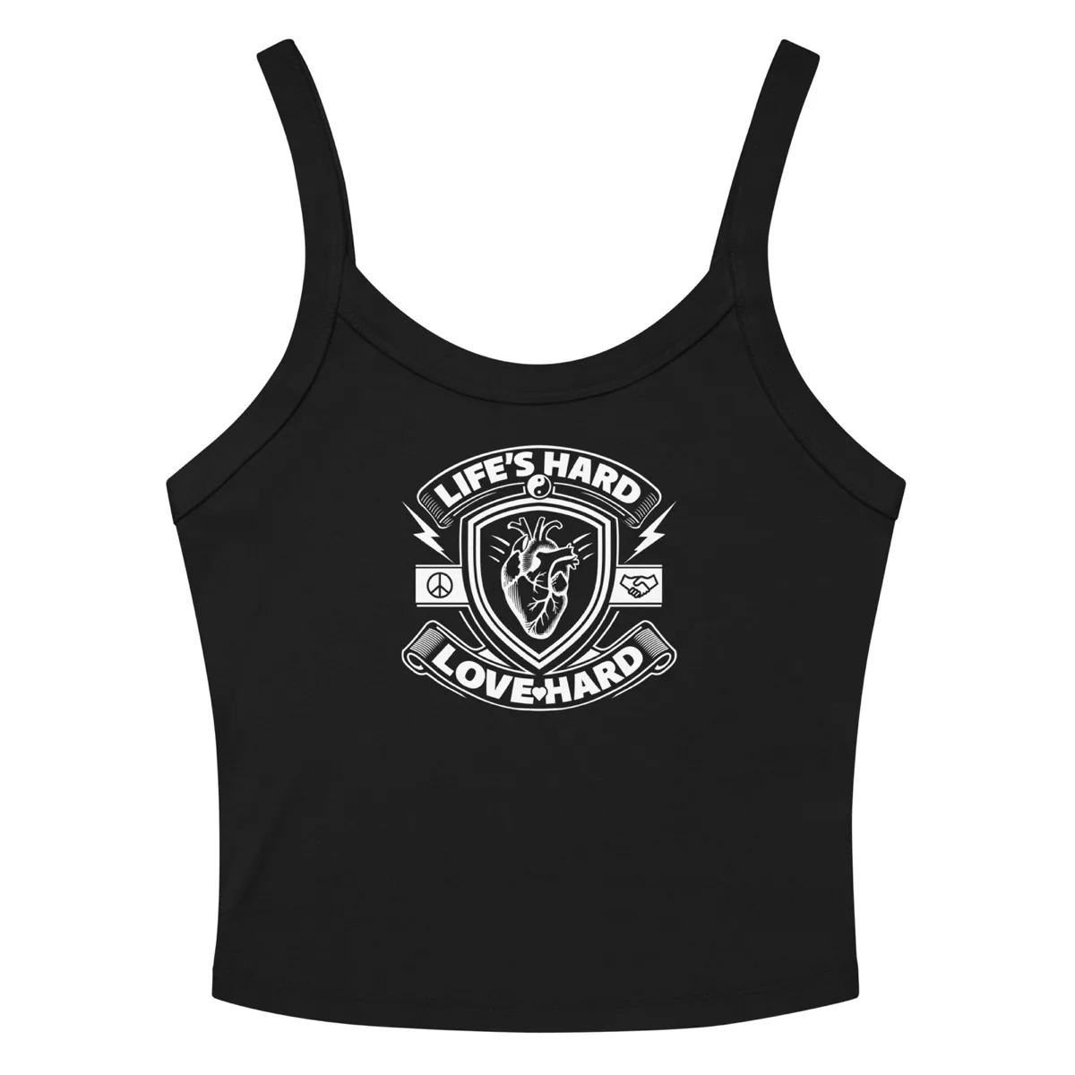 Love Hard Crest Micro-Rib Tank