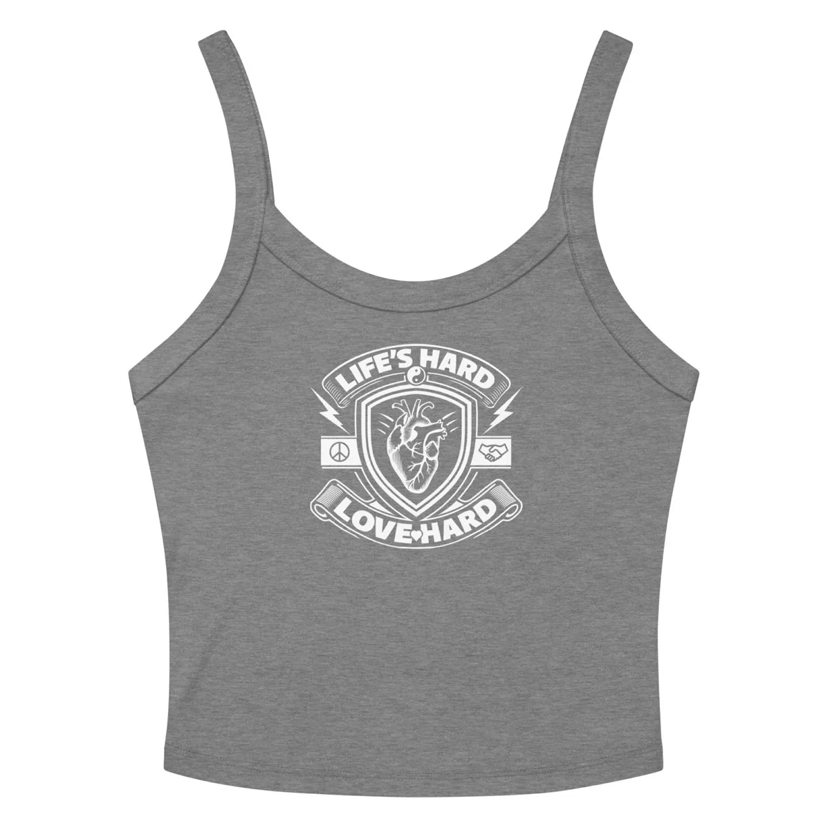 Love Hard Crest Micro-Rib Tank