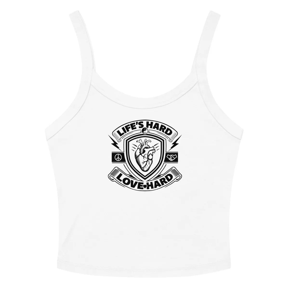 Love Hard Crest Micro-Rib Tank