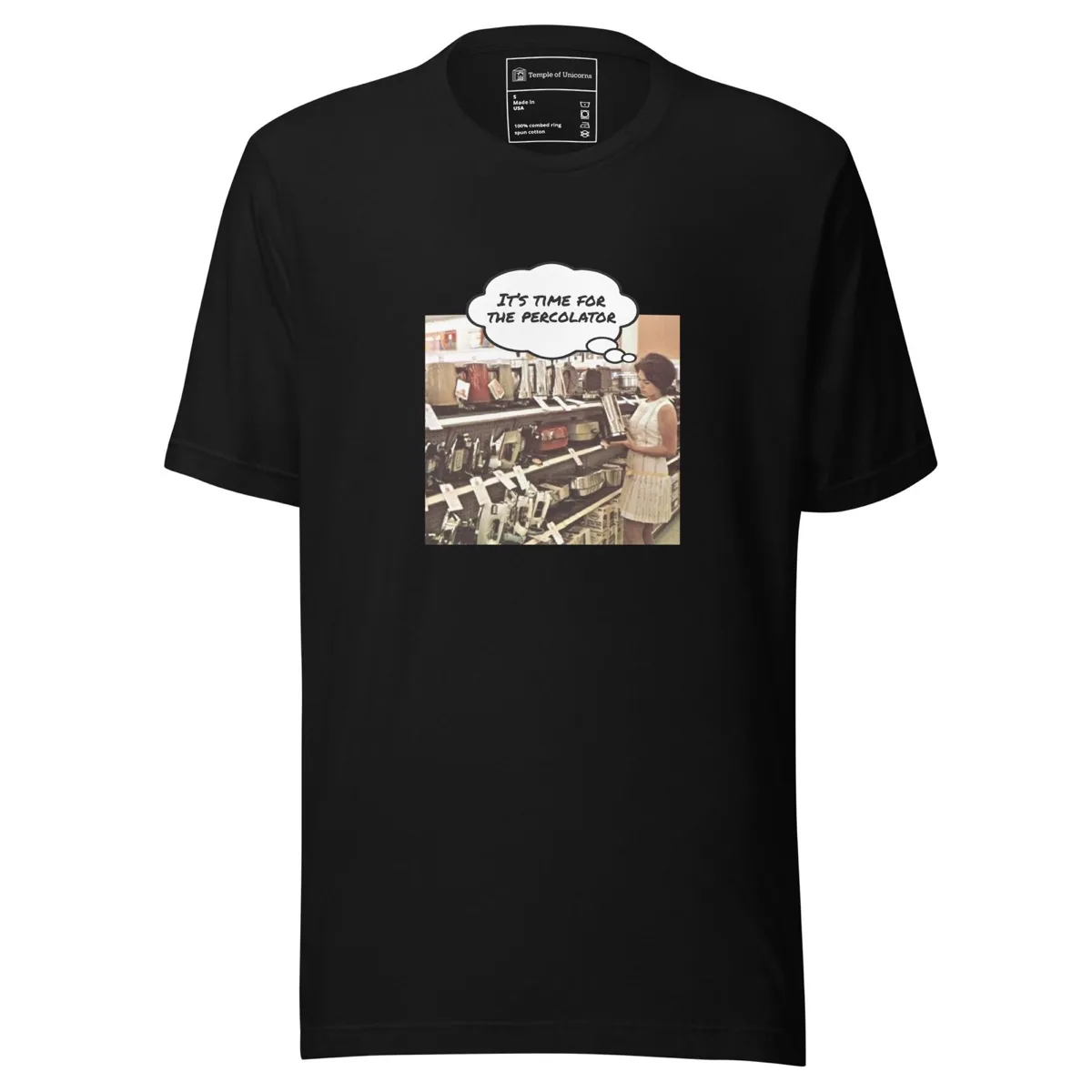 Percolator Classic Tee, black