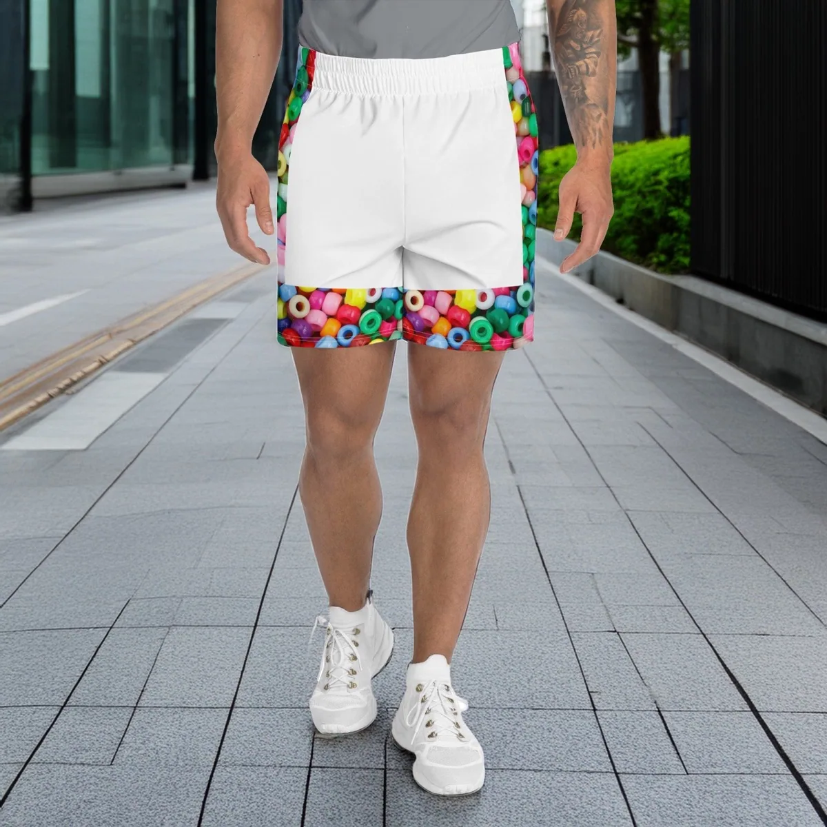 Spread PLUR Unisex Athletic Long Shorts