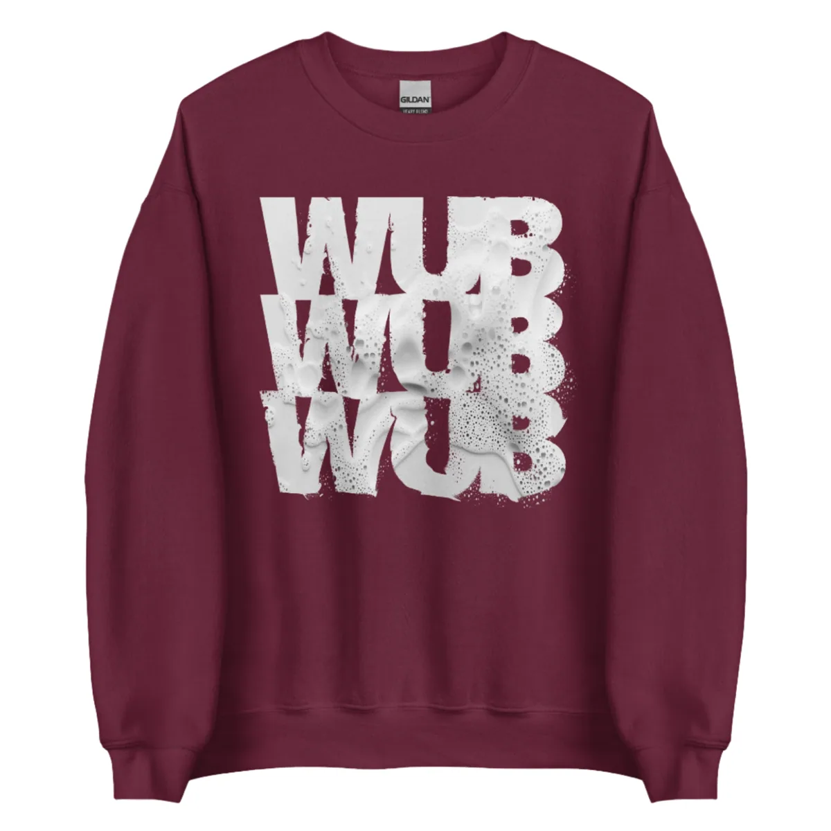 Wub Wub Wub Unisex Sweatshirt, maroon
