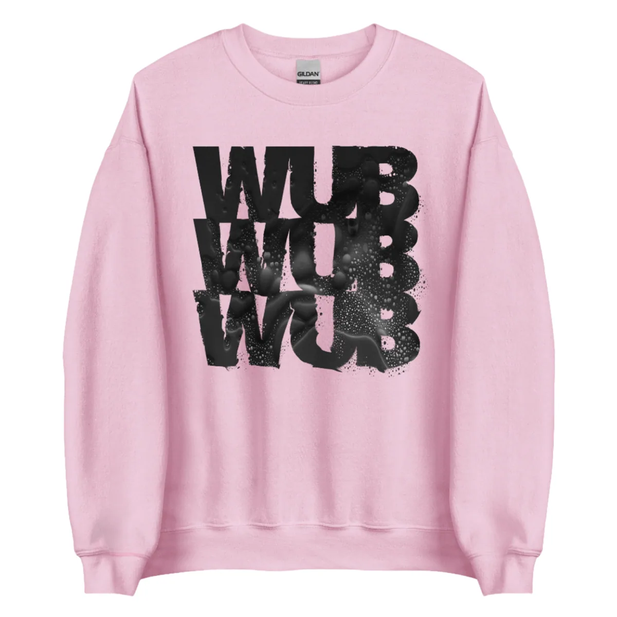 Wub Wub Wub Unisex Sweatshirt, light pink
